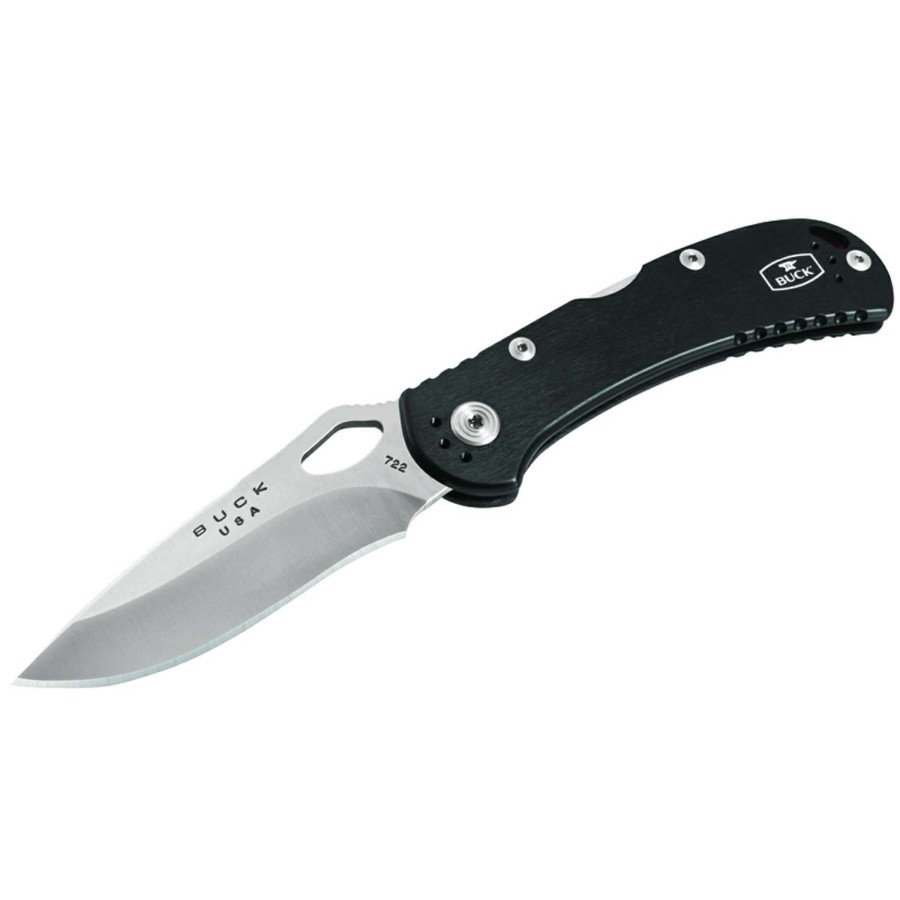 Outdoor * | Cheap Buck Knives 722 Spitfire Black 420 Hc Stainless Steel 7.5 In. Folding Knife