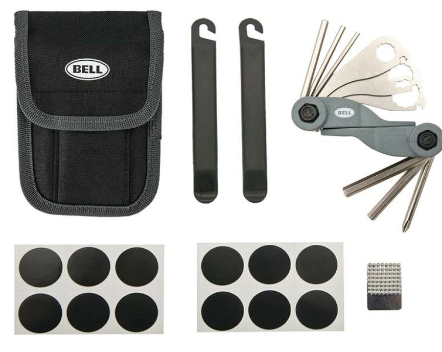 Bicycles * | Discount Bell Sports Roadside 500 Steel Bike Multi-Tool Kit Silver/Black