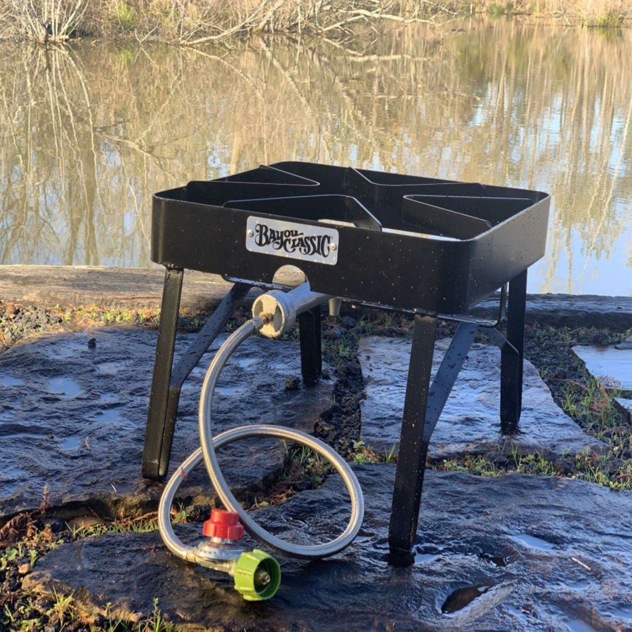 Sporting Goods * | Discount Bayou Classic 41000 Btu Welded Steel Frame Outdoor Cooker 0 Qt