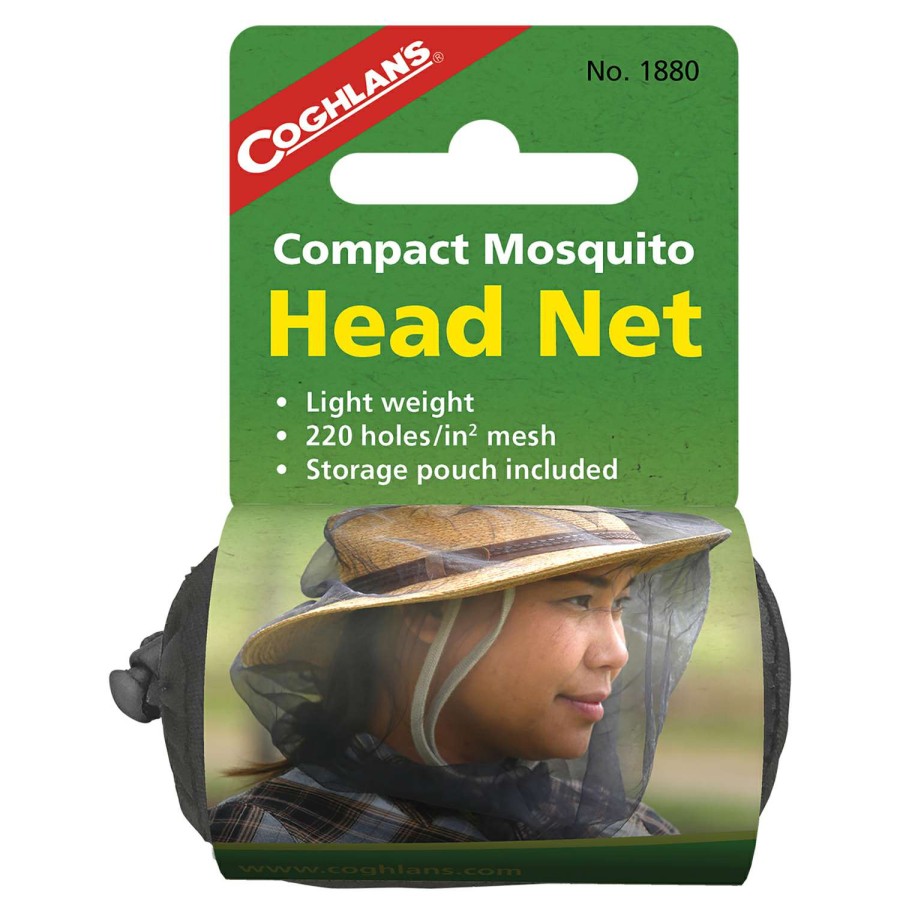 Camping Goods * | Sale Coghlan'S Black Mosquito Head Net 43.3 In. H X 19.7 In. W X 7.9 In. L 1 Pk