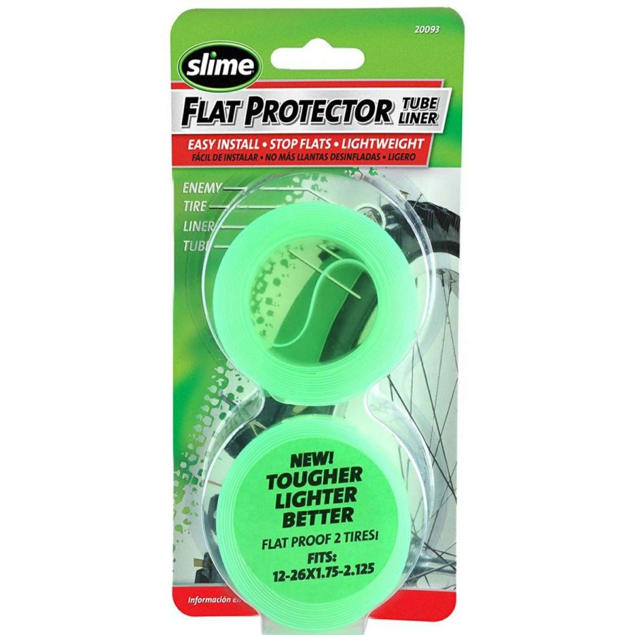 Bicycles * | Discount Slime Rubber Bike Tube Liner Green