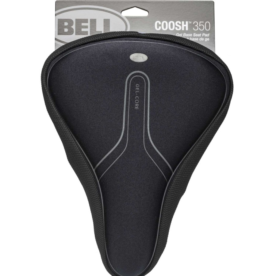 Bicycles * | Cheap Bell Sports Coosh 350 Nylon Gel Base Bicycle Seat Pad Black