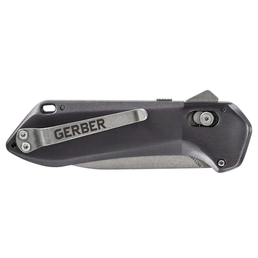 Outdoor * | Sale Gerber Highbrow Black 7Cr17Mov Steel 6.9 In. Folding Knife