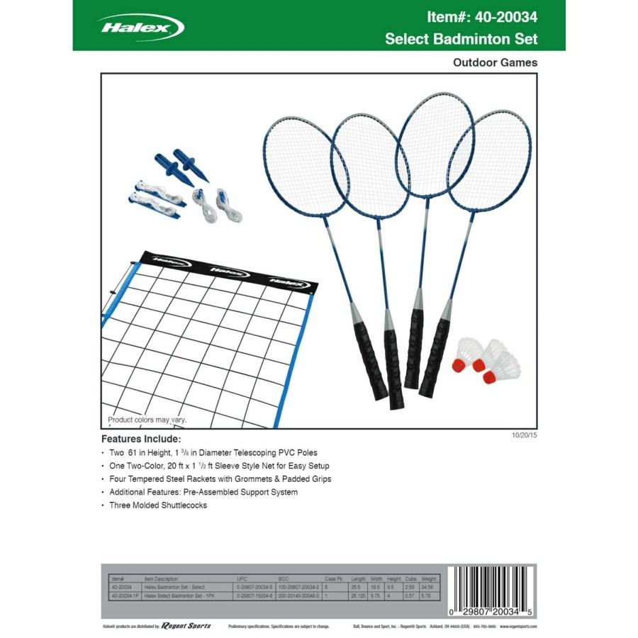 Outdoor * | Discount Halex Regent Badminton Set