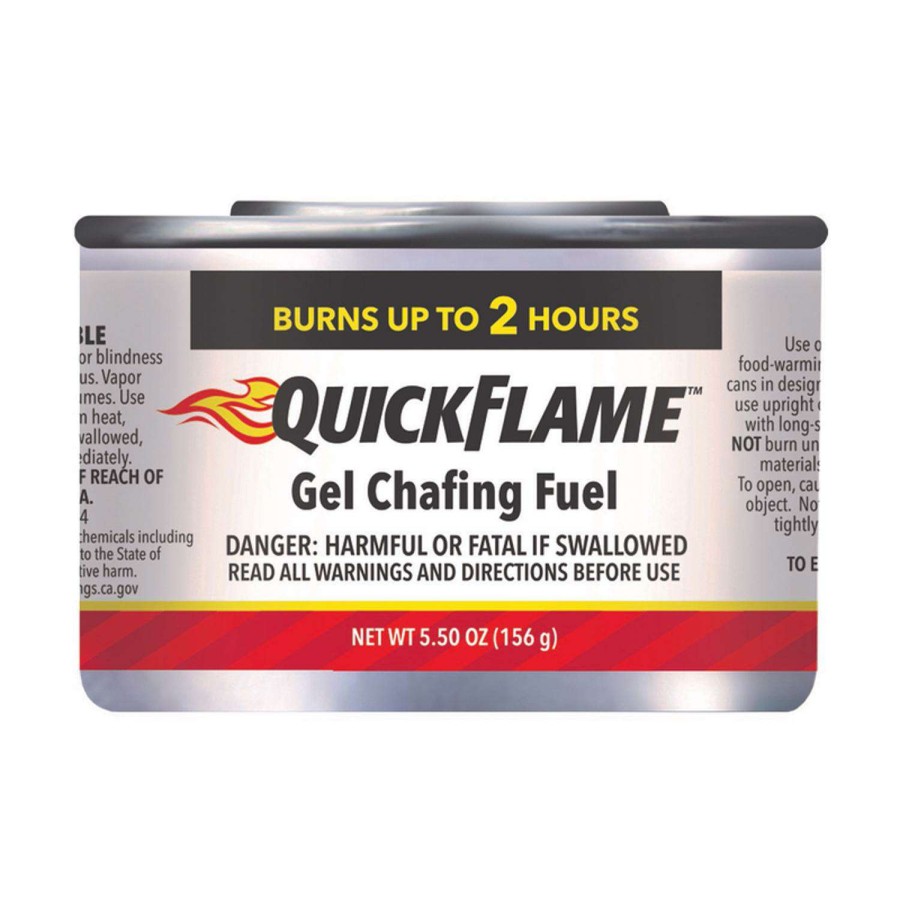 Camping Goods * | Wholesale Sterno Quick Flame Chafing Fuel Steel 5.5 Oz 1 Pk