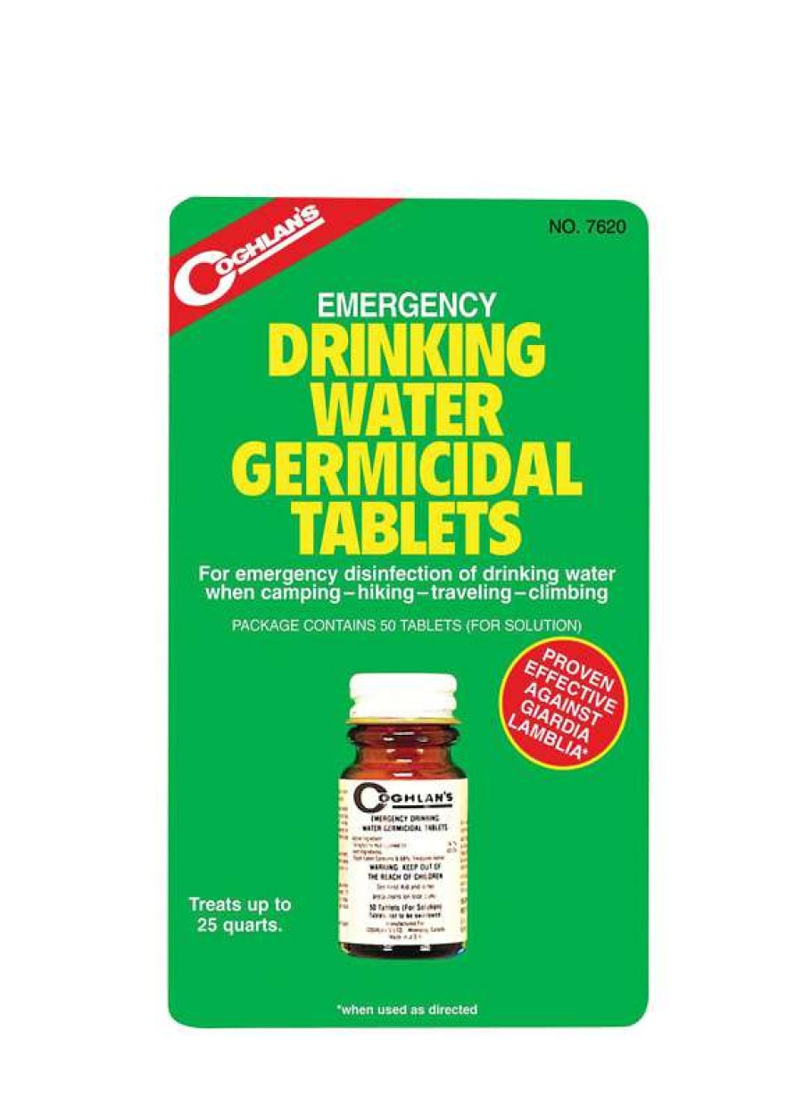 Camping Goods * | Sale Coghlan'S Drinking Water Tablets 50 Pk