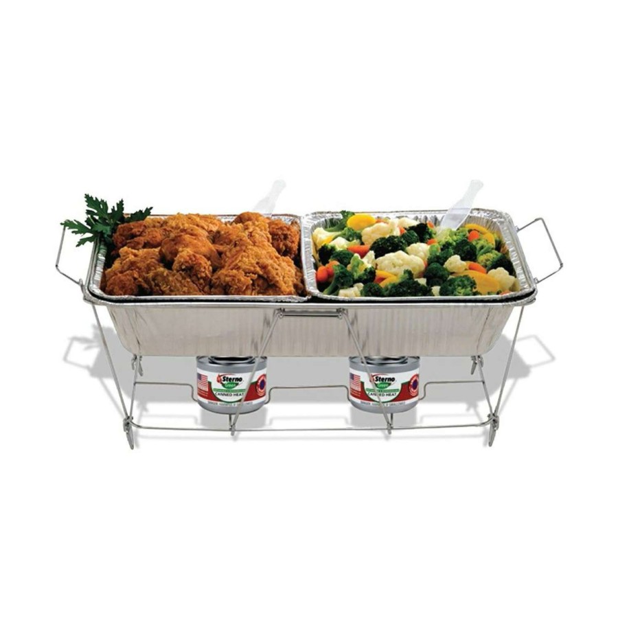 Camping Goods * | Discount Sterno Silver Wire Chafing Dish Rack 1.50 In. H X 12.13 In. W X 22.75 In. L 1 Pk