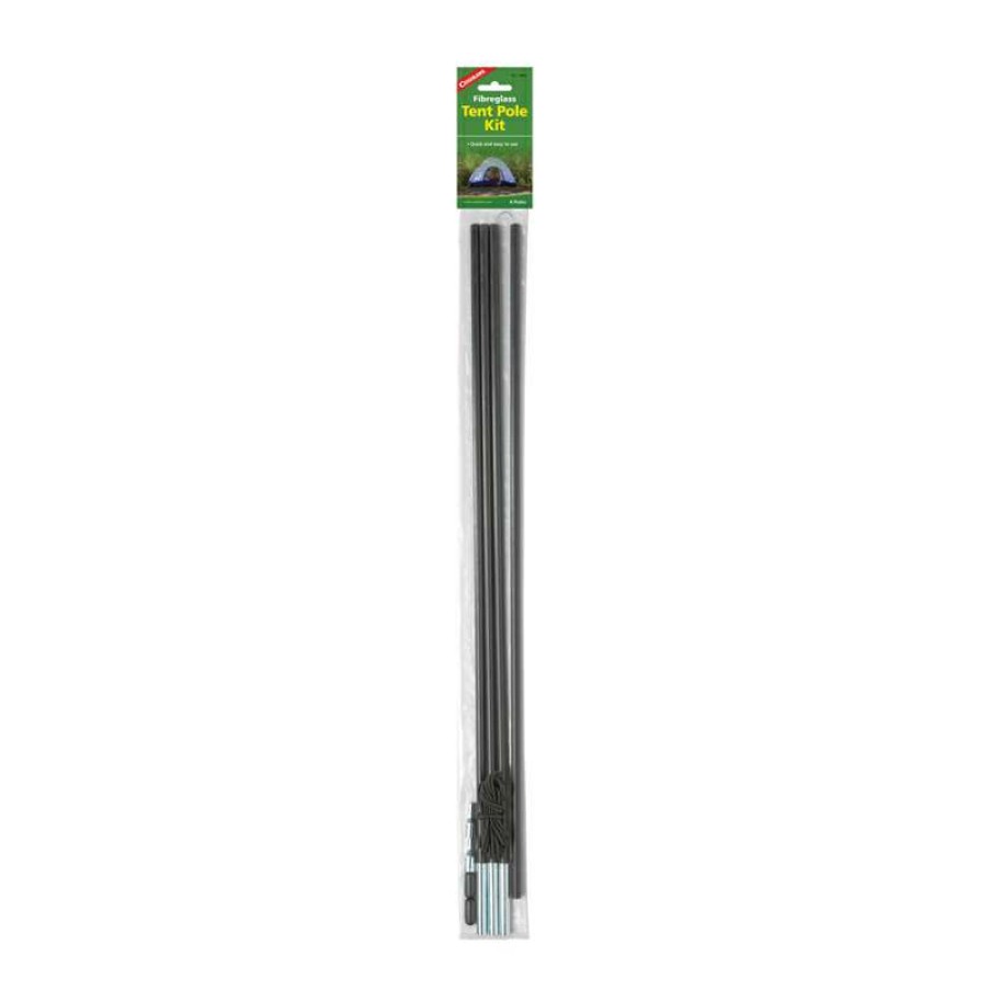 Camping Goods * | Wholesale Coghlan'S Black Tent Pole Replacement 25-5/8 In. H X 2-5/16 In. W X 2-5/16 In. L 4 Pk