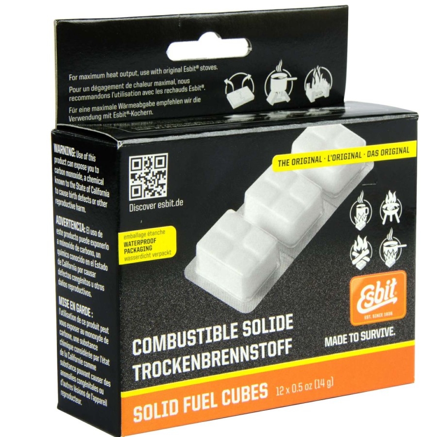 Camping Goods * | Wholesale Esbit Solid Fuel Tablet 0.5 Oz 12 Pk