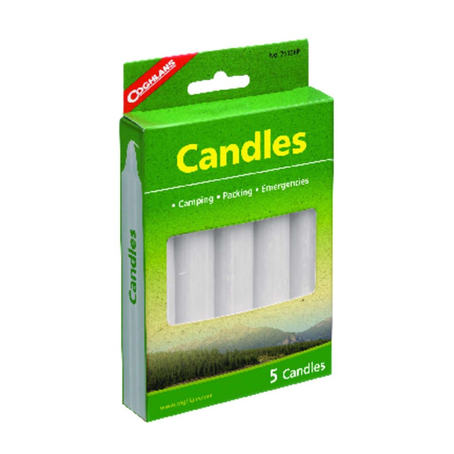 Camping Goods * | Wholesale Coghlan'S Candles 6.000 In. H X 3/4 In. W X 5 In. L 5 Pk