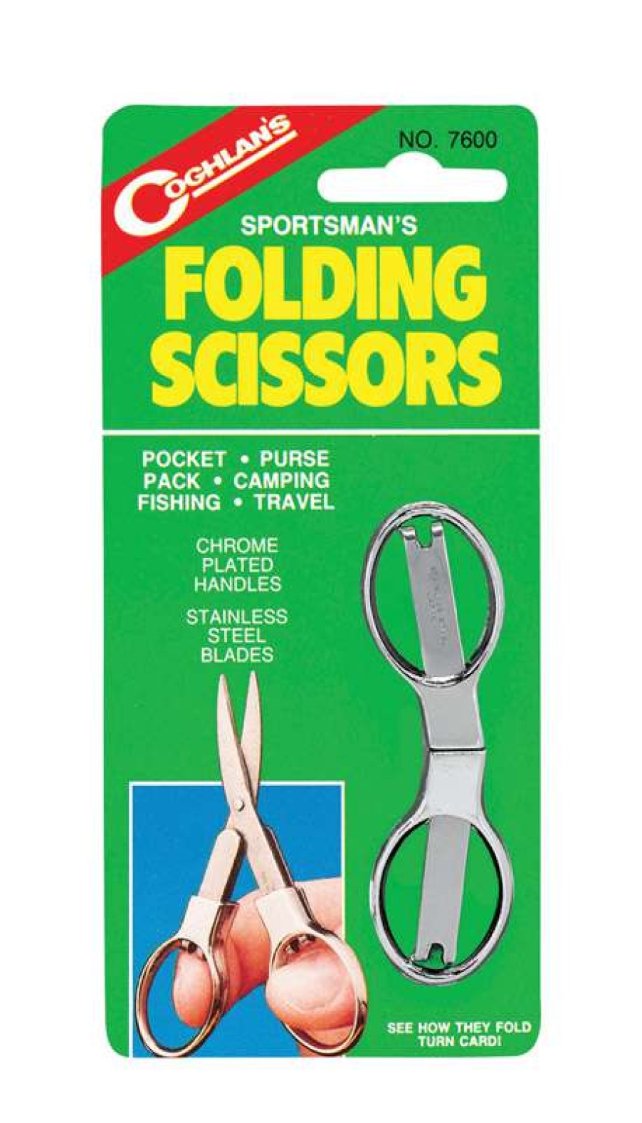 Camping Goods * | Wholesale Coghlan'S Silver Folding Scissors 5-3/16 In. H X 2-7/16 In. W X 0.375 In. L 1 Pk