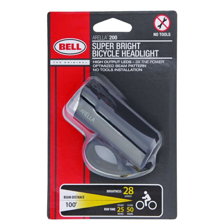 Bicycles * | Sale Bell Sports Arella 200 Composite Bike Lights Black