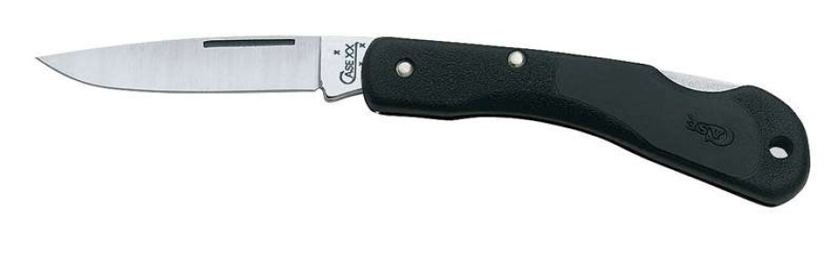 Outdoor * | Sale Case Mini Blackhorn Black Stainless Steel 3.13 In. Pocket Knife