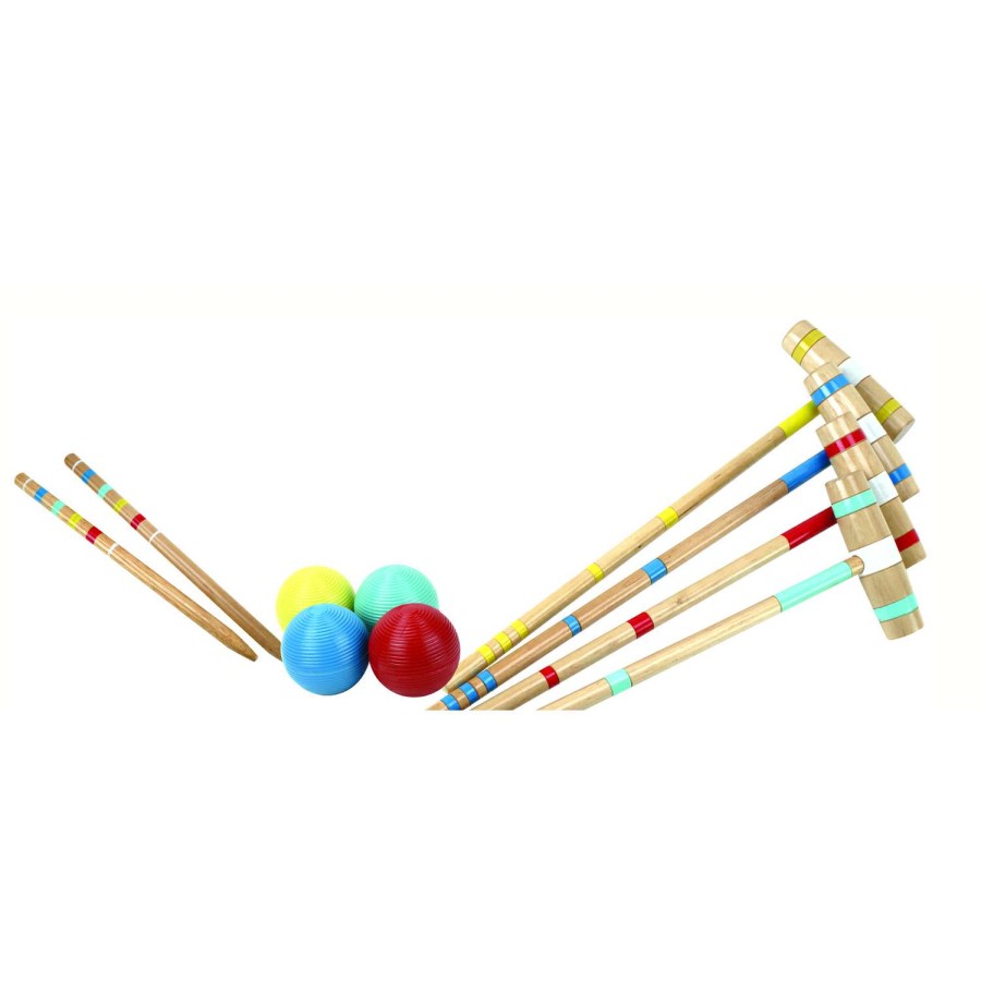 Outdoor * | Discount Halex 4 Player Croquet Set