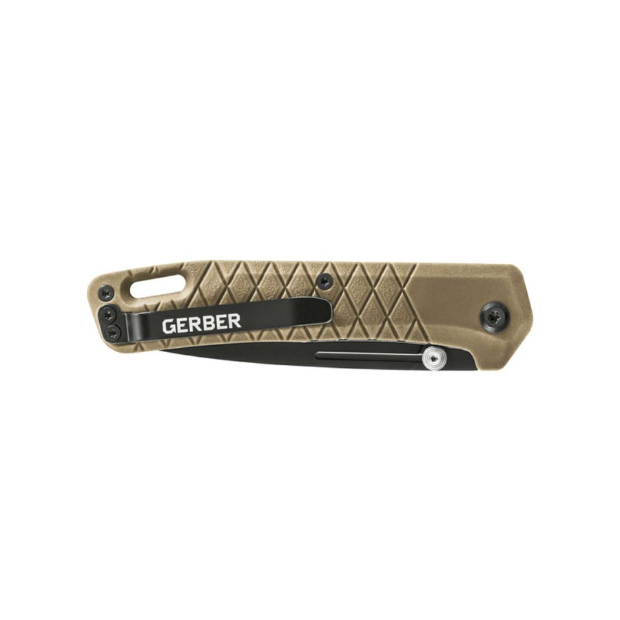 Outdoor * | Discount Gerber Coyote Brown Steel 7.2 In. Zilch Folding Knife