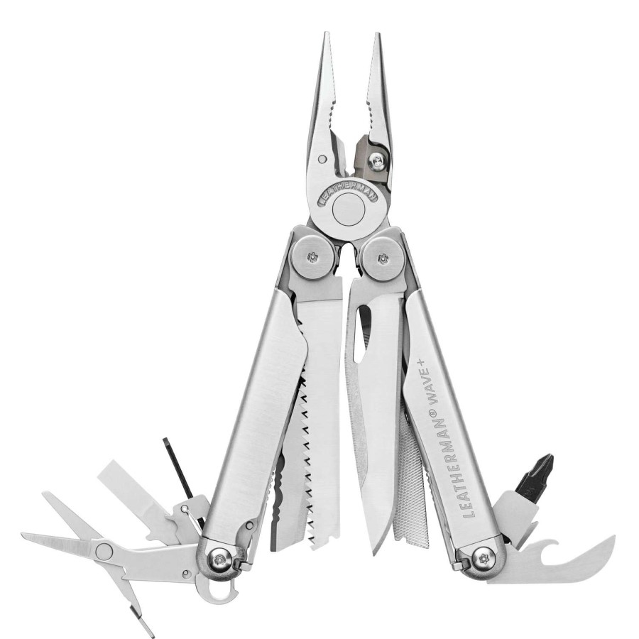 Outdoor * | Cheap Leatherman Wave Plus Silver Multi Tool