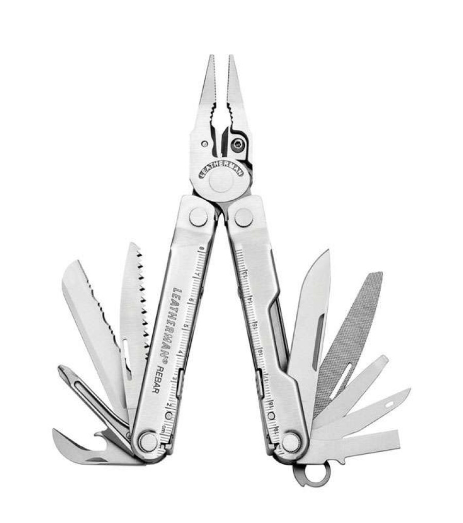 Outdoor * | Cheap Leatherman Rebar Silver Multi Tool