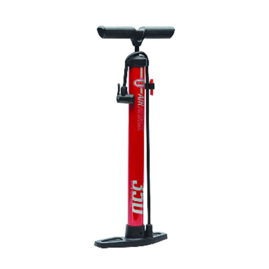 Bicycles * | Sale Bell Sports Steel Bicycle Pump Red