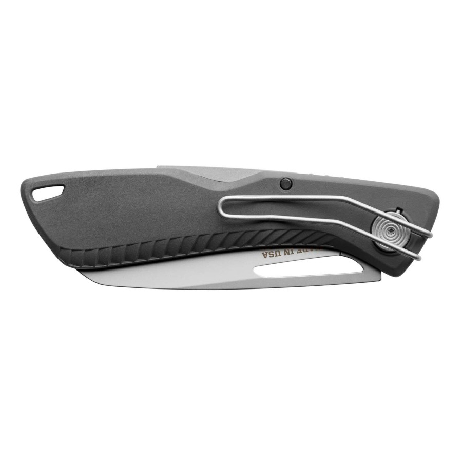 Outdoor * | Sale Gerber Sharkbelly Black 420 Hc Stainless Steel 7.75 In. Folding Knife