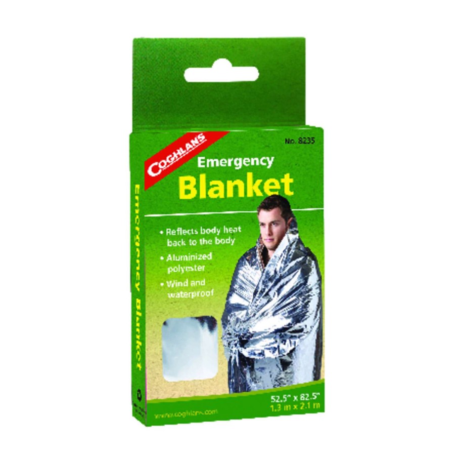 Camping Goods * | Sale Coghlan'S Silver Survival Blanket 6.000 In. H X 52-1/2 In. W X 82-1/2 In. L 1 Pk