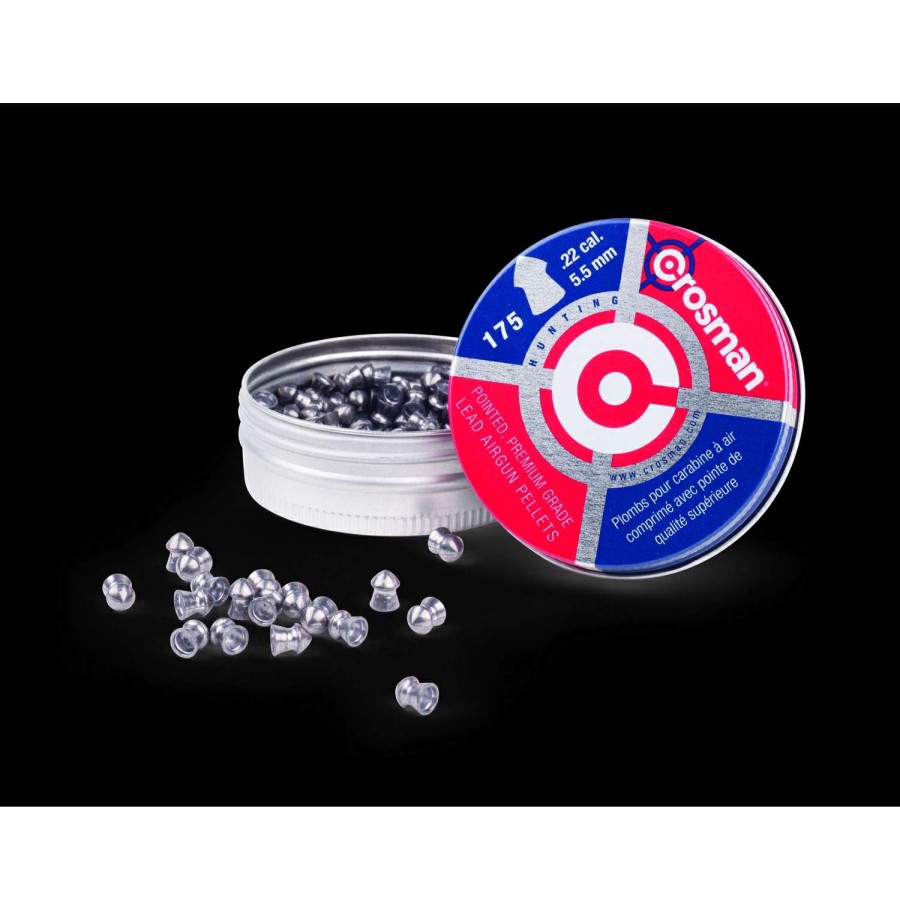 Sporting Goods * | Wholesale Crosman 0.22 14.3 Grain Pointed Pellets 175 Pk