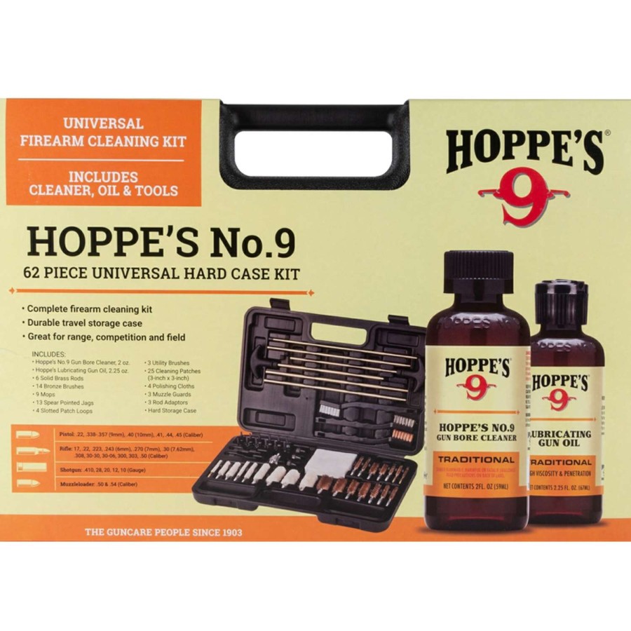 Sporting Goods * | Cheap Hoppe'S No. 9 Gun Cleaning Kit 62 Pc