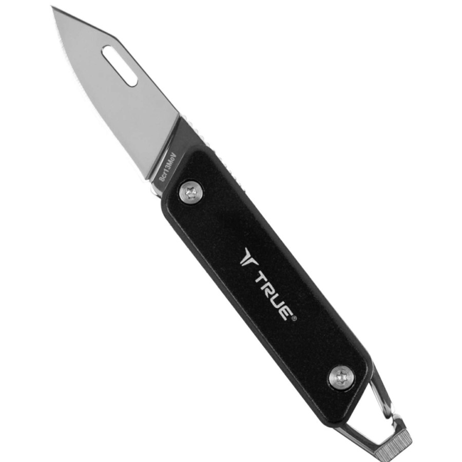 Outdoor * | Wholesale True Black 8Cr13Mov Stainless Steel 4.5 In. Folding Knife