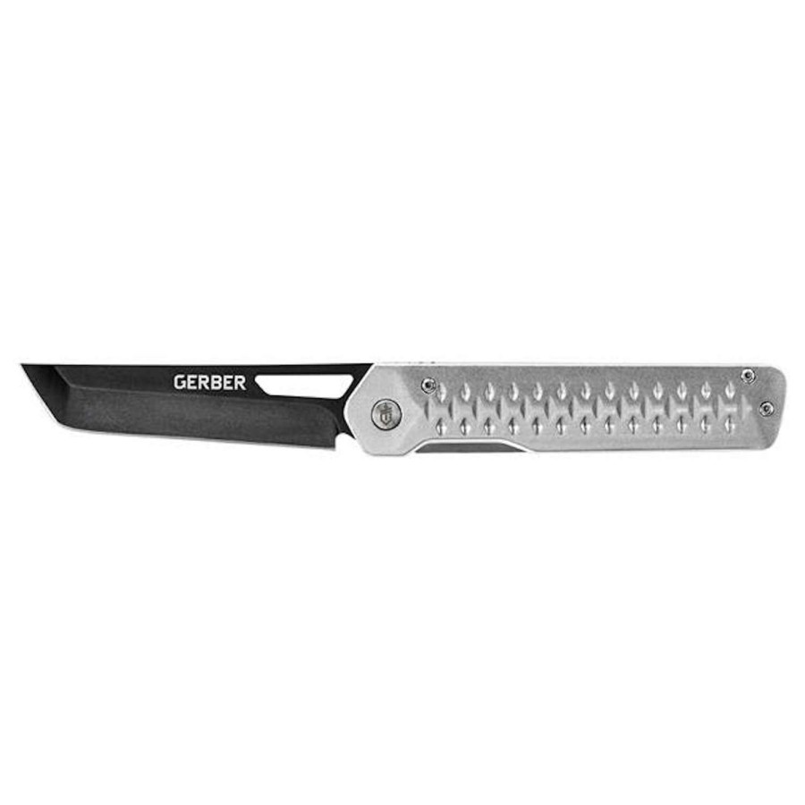 Outdoor * | Wholesale Gerber Silver 7Cr17Mov Steel 8.1 In. Ayako Folding Knife