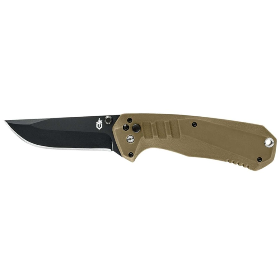 Outdoor * | Discount Gerber Haul Black/Brown 5Cr15Mov Stainless Steel 7.75 In. Folding Knife