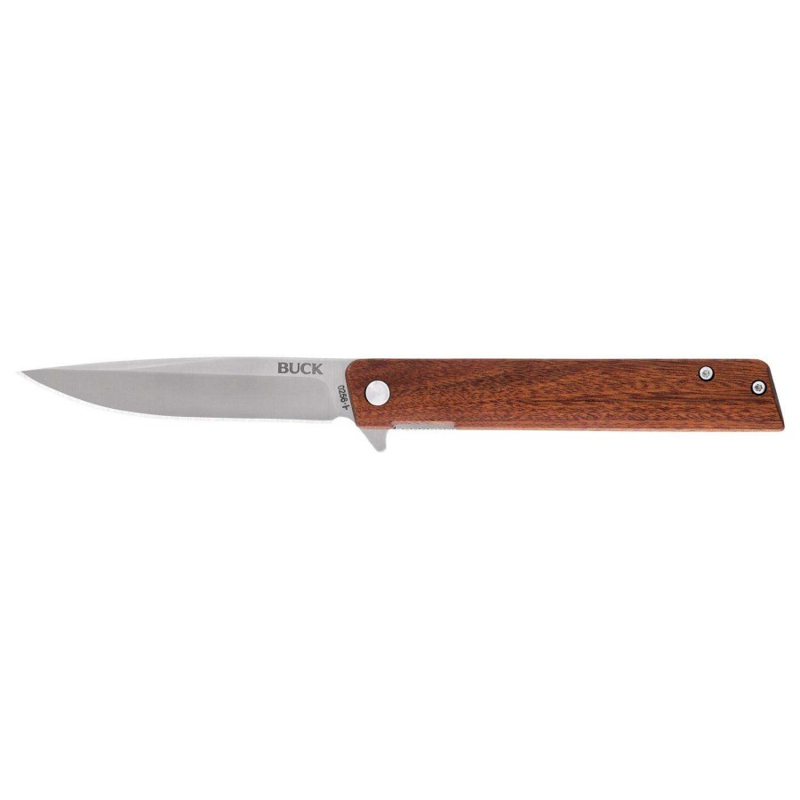 Outdoor * | Cheap Buck Knives Decatur Brown 7Cr Stainless Steel 8 In. Drop Point Pocket Knife