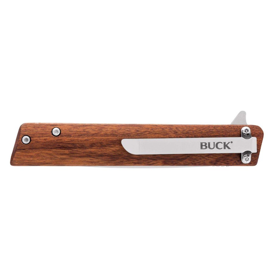 Outdoor * | Cheap Buck Knives Decatur Brown 7Cr Stainless Steel 8 In. Drop Point Pocket Knife