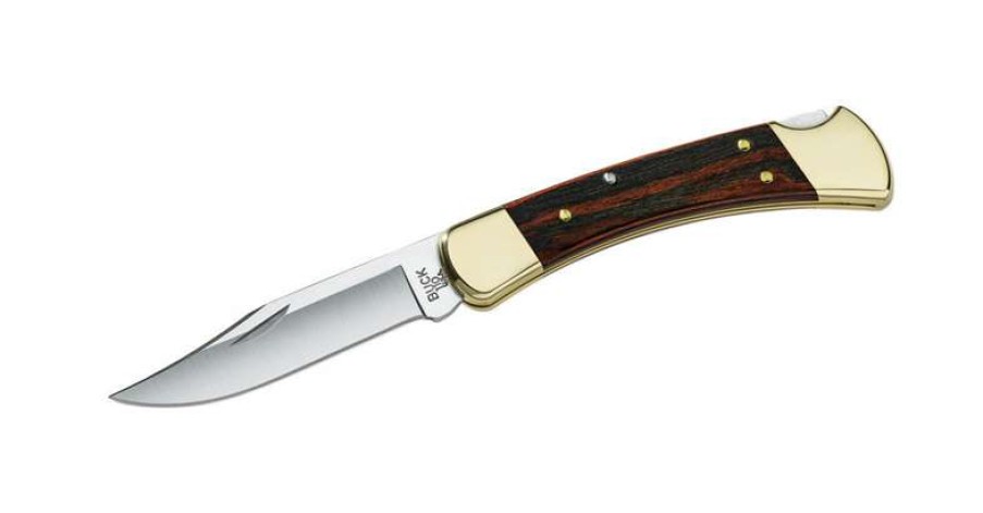 Outdoor * | Cheap Buck Knives 110 Folding Hunter Black 420 Hc Stainless Steel 8.63 In. Folding Knife