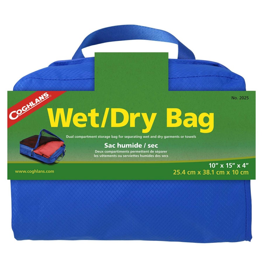 Camping Goods * | Wholesale Coghlan'S Blue Wet Dry Bag 10 In. H X 4 In. W X 15 In. L 1 Pk