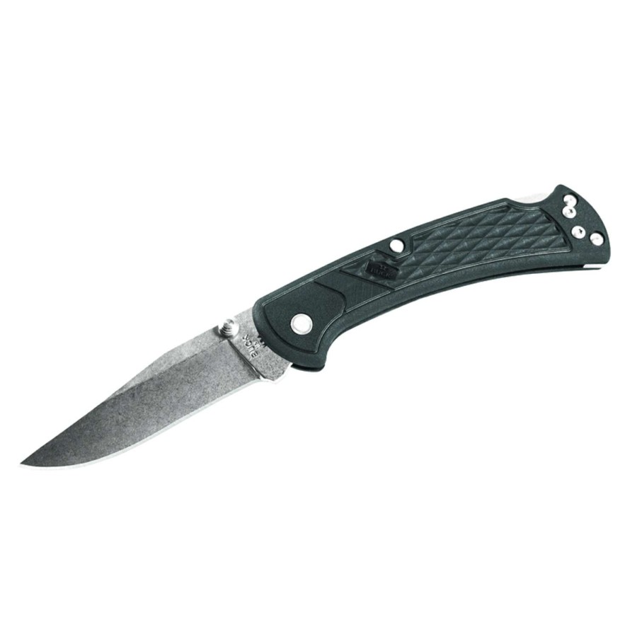 Outdoor * | Sale Buck Knives 112 Ranger Slim Select Black 420 Hc Stainless Steel 7.25 In. Folding Knife