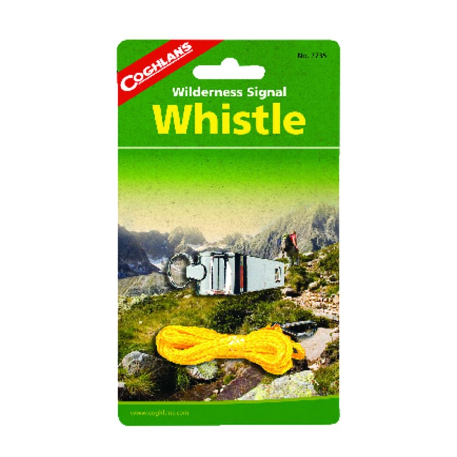 Camping Goods * | Wholesale Coghlan'S Wilderness Signal Silver Whistle 6.750 In. H X 4.000 In. W X 0.875 In. L 1 Pk