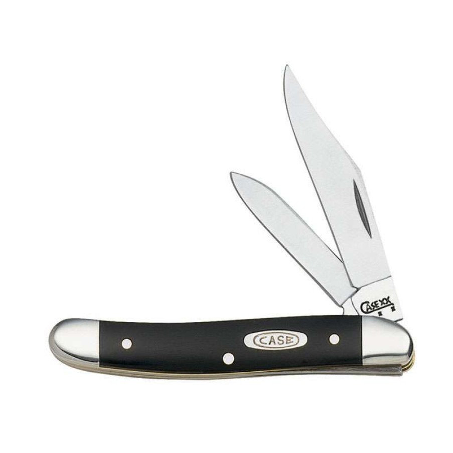 Outdoor * | Cheap Case Medium Jack Black Stainless Steel Pocket Knife