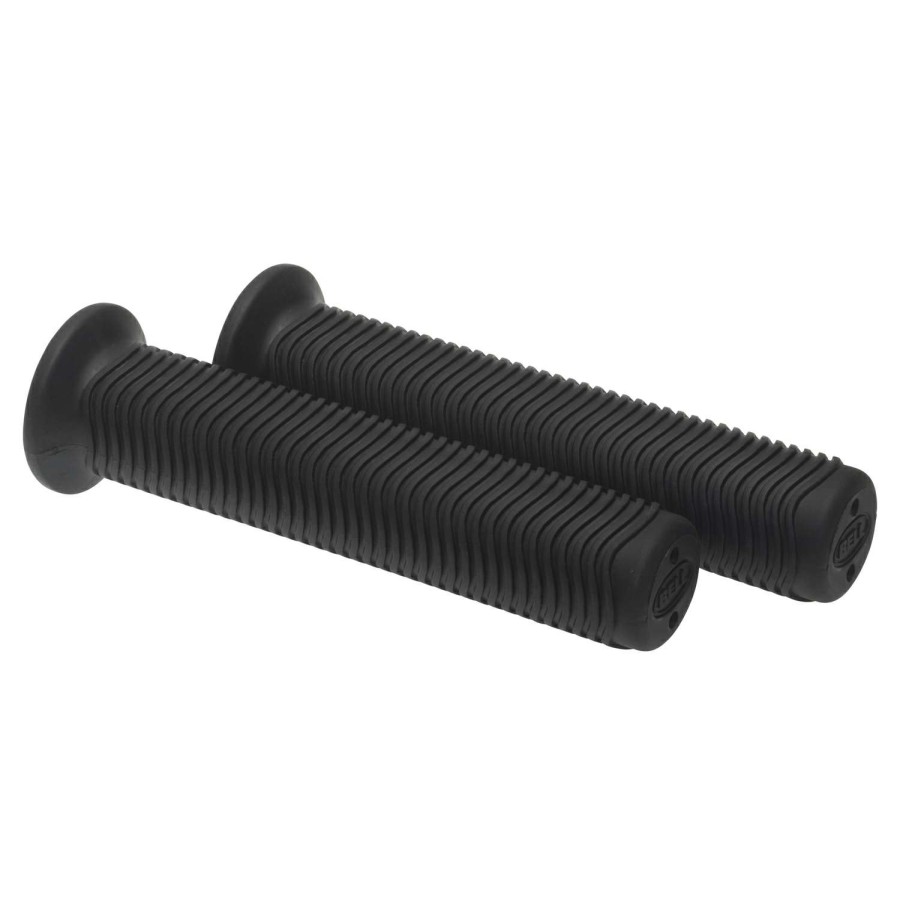 Bicycles * | Sale Bell Sports Pump 350 Rubber Bike Grips Black