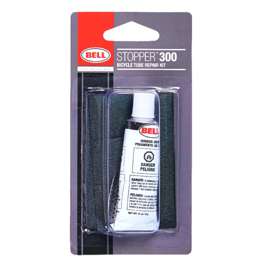 Bicycles * | Cheap Bell Sports Stopper 300 Rubber Bike Tube Repair Kit Black