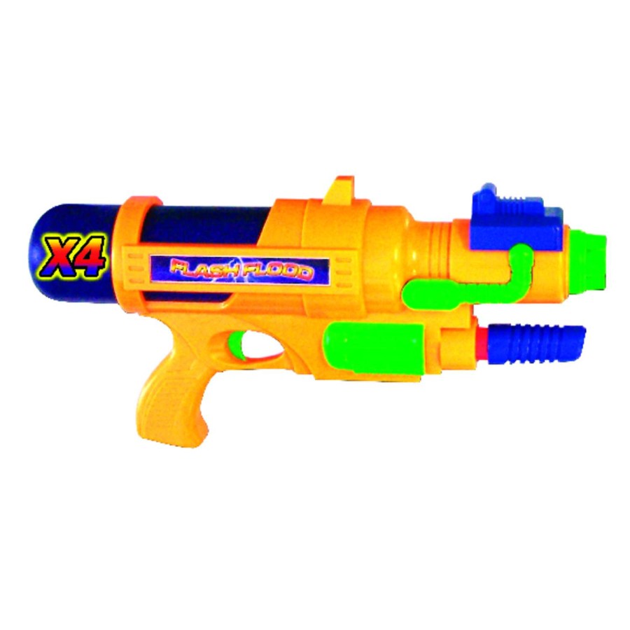 Outdoor * | Wholesale Water Sports Flashflood X4 Plastic Assorted Water Gun 17 In. L