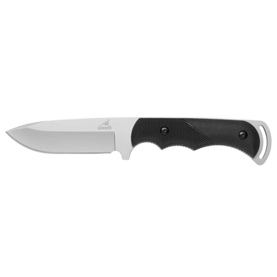 Outdoor * | Sale Gerber Freeman Black 420 Hc Stainless Steel 8.4 In. Fixed Blade Knife