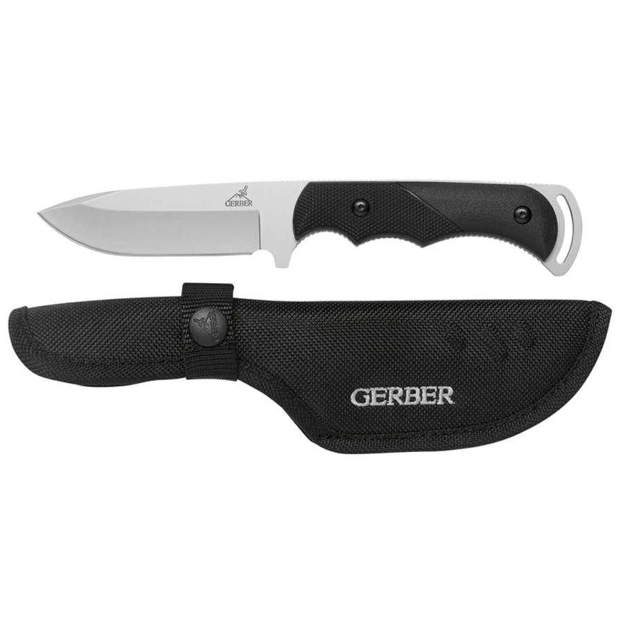 Outdoor * | Sale Gerber Freeman Black 420 Hc Stainless Steel 8.4 In. Fixed Blade Knife