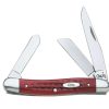 Outdoor * | Sale Case Med Stockman Red Stainless Steel 3.5 In. Pocket Knife