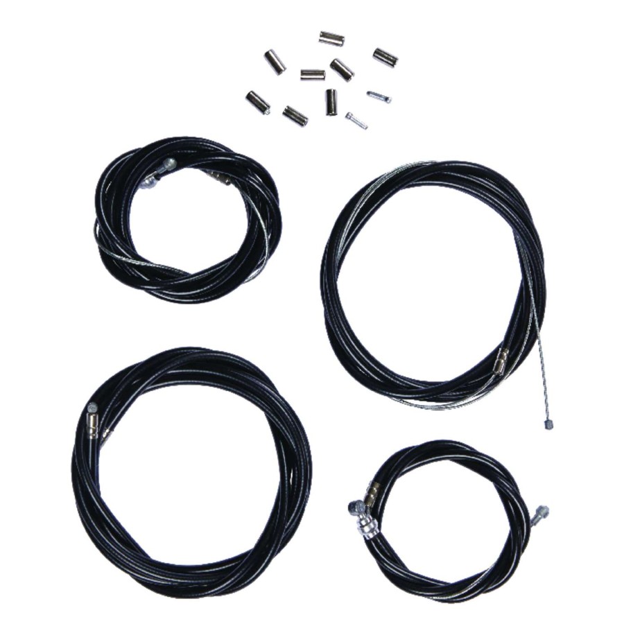 Bicycles * | Cheap Bell Sports Pitcrew 600 Steel Bike Cable Repair Set Black