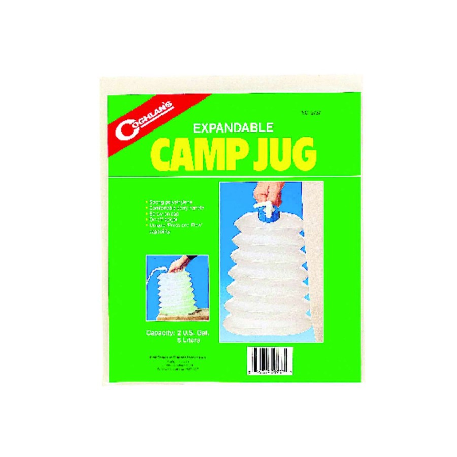 Camping Goods * | Discount Coghlan'S White Expandable Camp Jug 12.000 In. H X 10.375 In. W X 2 In. L 1 Pk