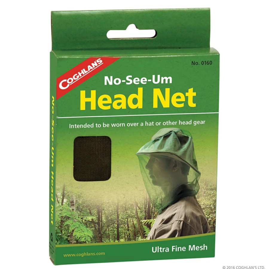 Camping Goods * | Wholesale Coghlan'S No-See-Um Green Head Net 1 Pk