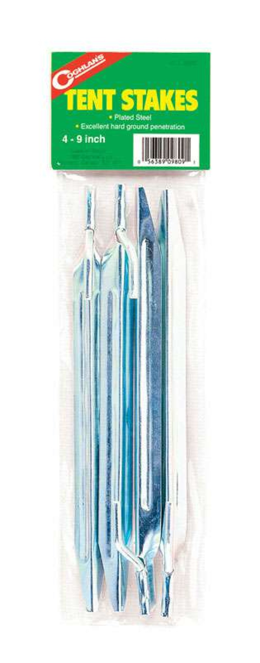 Camping Goods * | Cheap Coghlan'S Silver Tent Stakes 9 In. H X 3.500 In. W X 1.250 In. L 4 Pk