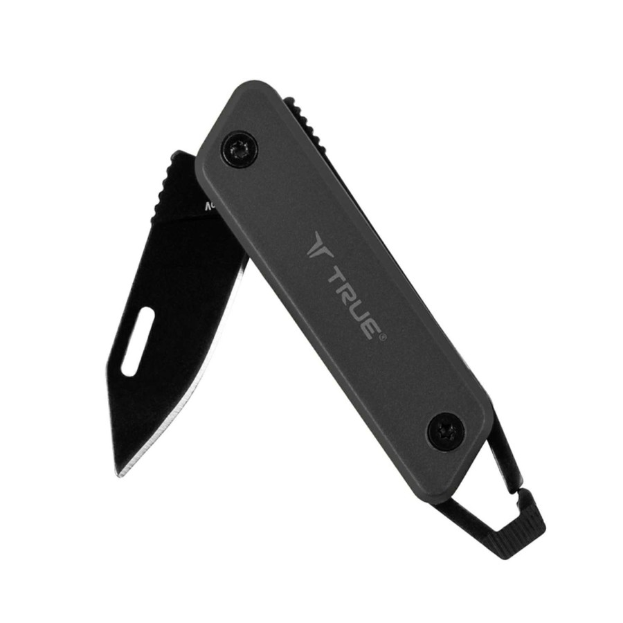 Outdoor * | Sale True Gray 8Cr13Mov Stainless Steel 4.5 In. Folding Knife