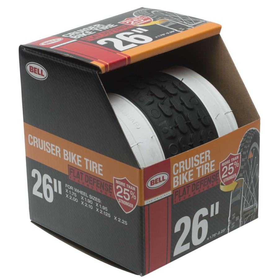 Bicycles * | Sale Bell Sports 26 In. Rubber Bicycle Tire 1 Pk