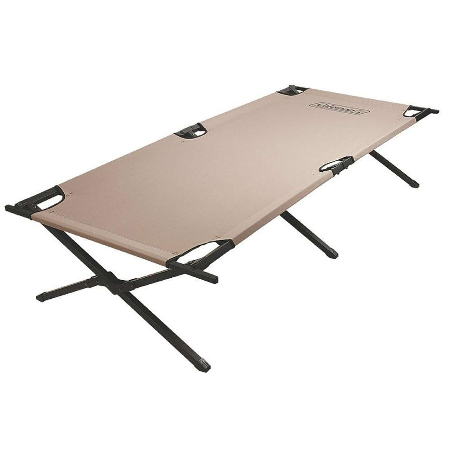 Camping Goods * | Discount Coleman Tan Sleeping Cot 17 In. H X 35 In. W X 75 In. L 1 Pk