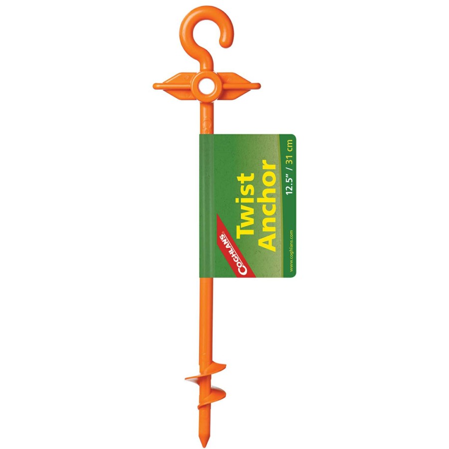 Camping Goods * | Discount Coghlan'S Orange Tent Pegs 12.5 In. H X 3.100 In. W X 12.600 In. L 1 Pk